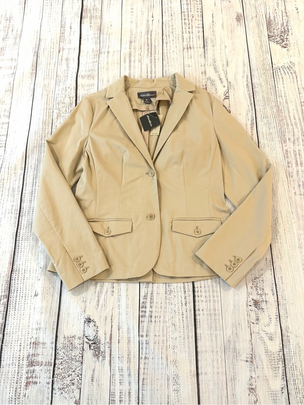 NEW Eddie Bauer Women’s Size T12 Lined Blazer Corporate Office Jacket Business